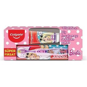 Colgate Barbie Batman 75 ml Çocuk Diş Macunu + Diş Fırçası