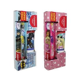 Colgate Barbie Batman 75 ml Çocuk Diş Macunu + Diş Fırçası