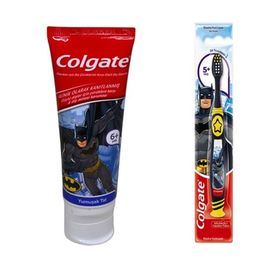 Colgate Batman 75 ml +5 Yaş Diş Fırçası ve Macunu