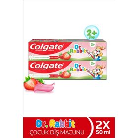 Colgate Dr. Rabbit 2x50 ml Strawberry Çocuk Diş Macunu