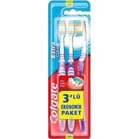 Colgate Extra Clean Colors 2+1 Orta Diş Fırçası