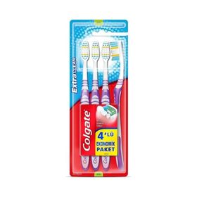 Colgate Extra Clean Orta 3+1 4'lü Diş Fırçası