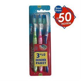 Colgate Extra Clean Orta 3+1 4'lü Diş Fırçası