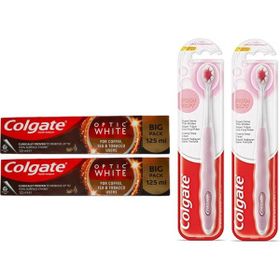 Colgate Foamsoft Diş Eti Masajı Fırça 2+2 2x125 ml Diş Macunu