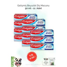 Colgate Gelişmiş Beyazlık 12x50 ml Süper Fırsat 1+1 Diş Macunu