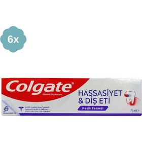Colgate Hassasiyet ve Diş Eti Nazik Formül 6x75 ml Diş Macunu