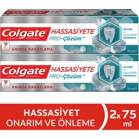 Colgate Hassasiyete Pro Çözüm Anında Rahatlama 75 ml x 2 Adet Diş Macunu