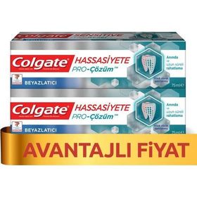 Colgate Hassasiyete Pro Çözüm Beyazlatıcı 2x75 ml Diş Macunu