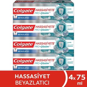 Colgate Hassasiyete Pro Çözüm Beyazlatıcı 4x75 ml Diş Macunu