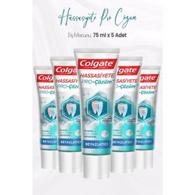 Colgate Hassasiyete Pro Çözüm Beyazlatıcı 75 ml 5 Adet Diş Macunu