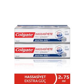 Colgate Hassasiyete Pro Çözüm Extra Güç 2x75 ml Diş Macunu