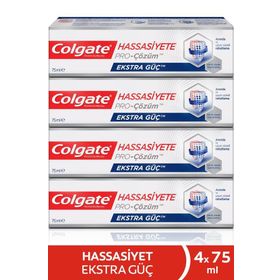 Colgate Hassasiyete Pro Çözüm Extra Güç 4x75 ml Diş Macunu