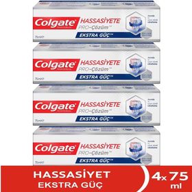 Colgate Hassasiyete Pro Çözüm Extra Güç 4x75 ml Diş Macunu