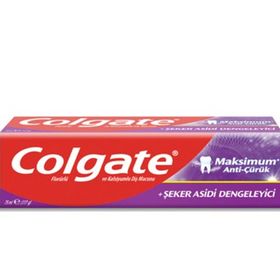 Colgate Maksimum Anti Çürük Şeker Asidi Dengeleyici 75 ml Diş Macunu