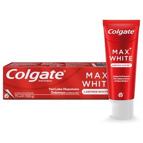 Colgate Max White Kalıcı Beyazlık Beyazlatıcı 4x75 ml Diş Macunu