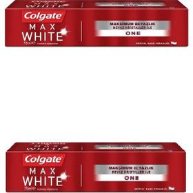 Colgate Max White One Beyazlatıcı 2x75 ml Diş Macunu