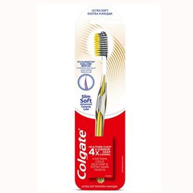 Colgate Mikro İnce Gelişmiş Gold Charcoal Ekstra Yumuşak Diş Fırçası