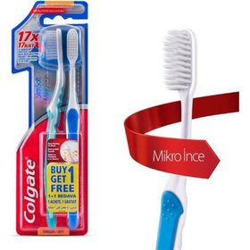 Colgate Mikro İnce Hassas Diş Eti Bakımı Yumuşak 1+1 Diş Fırçası