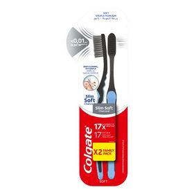 Colgate Mikro İnce Siyah Yumuşak 1+1 Diş Fırçası