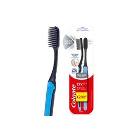 Colgate Mikro İnce Siyah Yumuşak 1+1 Diş Fırçası