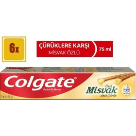 Colgate Misvaklı 6x75 ml Diş Macunu