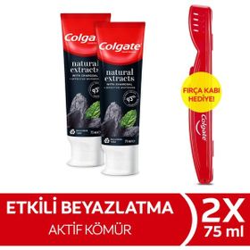 Colgate Natural Extracts Ginseng ve Nane Aromalı 2x75 ml Diş Macunu