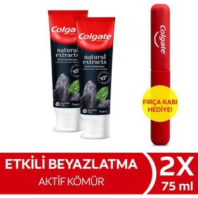 Colgate Natural Extracts Ginseng ve Nane Aromalı 2x75 ml Diş Macunu