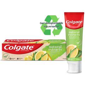 Colgate Natural Extracts Limon Yağı ve Aloe Vera 75 ml Diş Macunu
