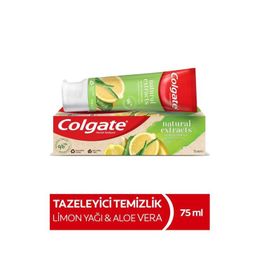 Colgate Natural Extracts Limon Yağı ve Aloe Vera 75 ml Diş Macunu