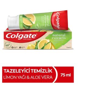 Colgate Natural Extracts Limon Yağı ve Aloe Vera 75 ml Diş Macunu