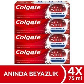 Colgate Optic White Anında Beyazlık 4x75 ml Diş Macunu