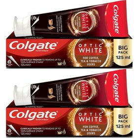 Colgate Optic White Çay Kahve Sigara 2x125 ml Diş Macunu