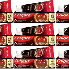 Colgate Optic White Çay Kahve Sigara 9x125 ml Diş Macunu