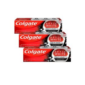 Colgate Optic White Charcoal Kömür 50x3 ml Diş Macunu
