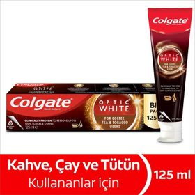 Colgate Optic White Kahve Çay ve Tütün Kullananlar İçin 125 ml Diş Macunu