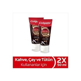 Colgate Optic White Kahve, Çay ve Tütün Kullananlar Için Beyazlatıcı 2x50 ml Diş Macunu