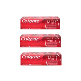 Colgate Optic White Parıldayan Beyazlık 3x75 ml Diş Macunu