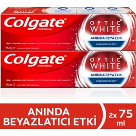 Colgate Optik Anında Beyazlık 2x75 ml Diş Macunu