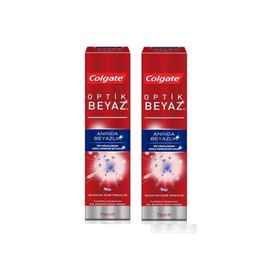 Colgate Optik Anında Beyazlık 2x75 ml Diş Macunu