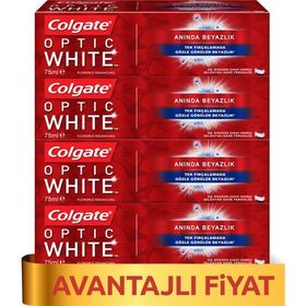 Colgate Optik Anında Beyazlık 4x75 ml Diş Macunu