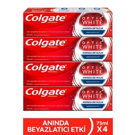 Colgate Optik Anında Beyazlık 4x75 ml Diş Macunu