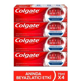 Colgate Optik Anında Beyazlık 4x75 ml Diş Macunu