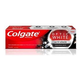 Colgate Optik Beyaz Kömürlü 75 ml Diş Macunu