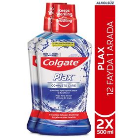Colgate Plax 2x500 ml Complete Care Alkolsüz Gargara