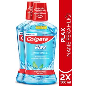 Colgate Plax 2x500 ml Nane Ferahlığı Ağız Bakım Suyu
