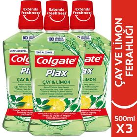 Colgate Plax Çay ve Limon 500x3 ml Ağız Bakım Suyu
