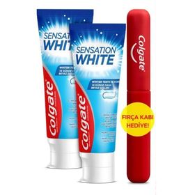 Colgate Sensation White 2x75 ml Diş Macun + Fırça Kabı