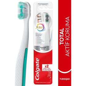 Colgate Total Foaming Clean 1+1 Yumuşak Diş Fırçası