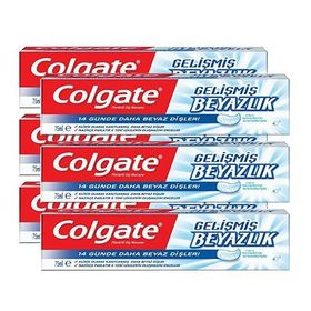 Colgate Total Gelişmiş Beyazlık 6x75 ml Diş Macunu
