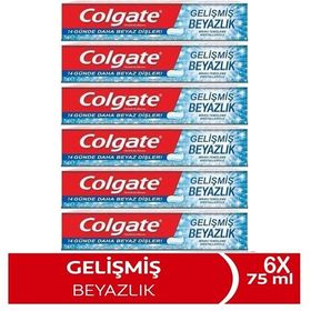 Colgate Total Gelişmiş Beyazlık 6x75 ml Diş Macunu